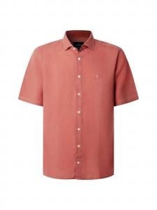 Hackett London Рубашка на пуговицах Regular fit в красном цвете