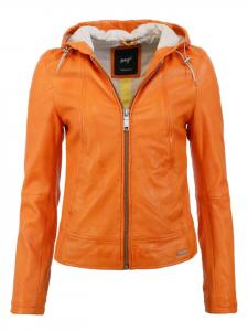 Кожаная куртка Maze Keys, цвет papaya