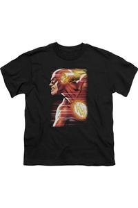 Футболка с коротким рукавом для подростков "Лига справедливости Америки" Speed Head Gildan, черный