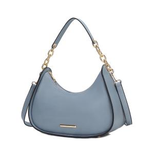 Сумка-хобо Lottie из веганской кожи Half Moon от Mia K MKF, Denim