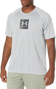 Under Armour мужская футболка с коротким рукавом Tech Print Fill, (011) Mod Gray/Jet Gray