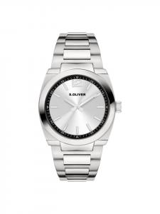 s.Oliver Современные и вневременные наручные часы в серебристом цвете