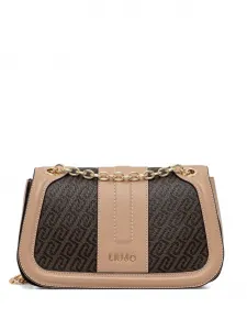 Сэтчел с цепочным узором LIU JO, коричневый