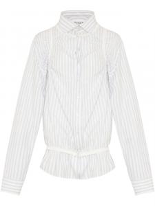 Рубашка в полоску Maison Margiela, белый