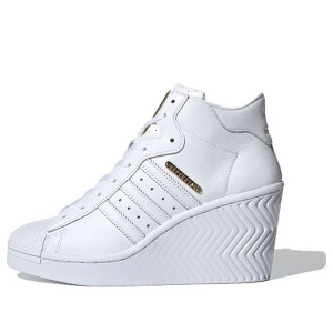 Кроссовки (WMNS) adidas Superstar Ellure 'White Gold Metallic', белый