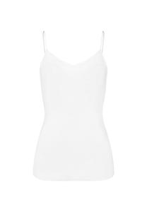 Топ-спагетти, хлопок, бесшовный HANRO, цвет White Damen