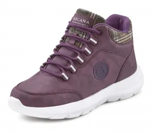 Кроссовки LASCANA, на легкой подошве, уличная обувь, повседневная обувь, трекинговые ботинки, VEGAN, фиолетовый