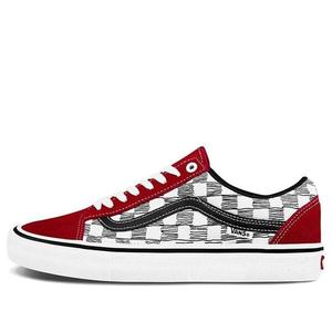 Кроссовки old skool red/black/white Vans, красный