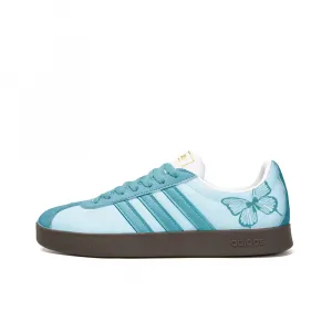 Adidas Neo Кроссовки для скейтбординга VL Court 2.0 Floral Morning Time с антискользящим покрытием, износостойкие, унисекс, небесно-голубые