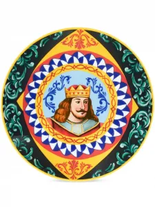 Набор из двух тарелок для хлеба Dolce & Gabbana, зеленый