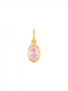 Amor Кулон с мотивом, серебро 925 пробы, покрытое розовым желтым золотом