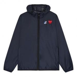 Куртка COMME des GARCONS PLAY x K-Way Zip Jacket 'Navy', темно-синий