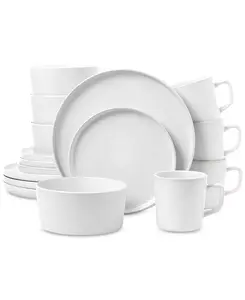 Белый набор столовых приборов из 16 предметов, сервиз на 4 персоны Lorren Home Trends, white