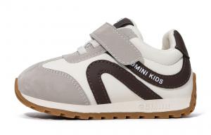 Детские кроссовки для дошкольников EBMINI, бежевый/коричневый