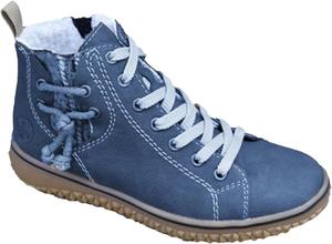 Женские теплые зимние походные ботинки, легкие и удобные высокие ботильоны JUUCWOUT, Blue