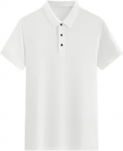 Мужская летняя поло — дышащая футболка с коротким рукавом для гольфа, тенниса и делового стиля