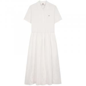 Женское платье с коротким рукавом Tommy Hilfiger, белый