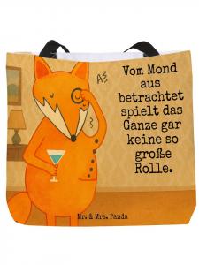 Сумка-шоппер Fuchs Lord Design с надписью белого цвета Mr. & Mrs. Panda