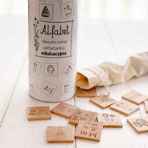 Алфавит - гравированные блоки, 32 элемента, ArtGlob