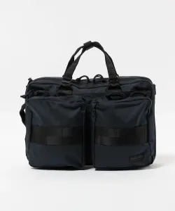 Портфель формата А4 с тремя отделениями United Arrows, цвет Navy