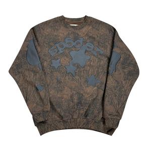 Толстовка Sp5der x ComplexCon Tree Crewneck Camo, коричневый