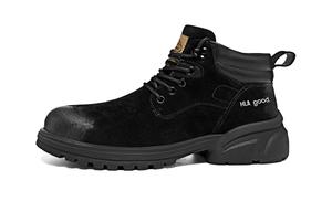 Мужские ботинки Martin, цвет: земляной желтый, черный HLA, Black