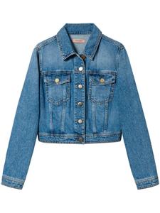 TWINSET джинсовая куртка с карманом-клапаном, синий