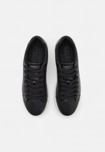 Низкие кеды Slhevan Selected, черные