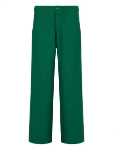 Брюки с карманами Marni, зеленый