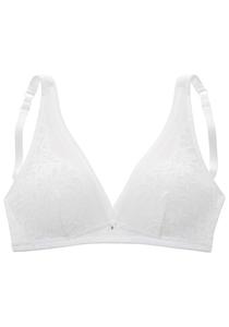 s.Oliver Бюстгальтер Triangle в белом цвете