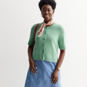 Женский свитер с коротким рукавом Sonoma Goods For Life, Suede Green