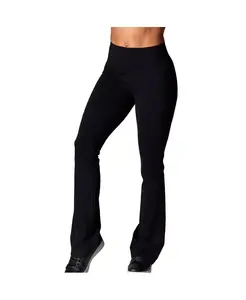 Женские брюки-клеш с высокой талией Tavi, черный