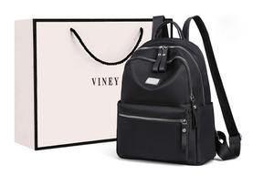 VINEY Оксфордский рюкзак с двойными лямками для женщин Экстрим Найт Блэк, 5942+Black