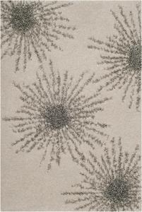 Ковер SAFAVIEH, 61 x 92 см, Soho Collection Ivory / Silver SOH712J Handmade Starburst Premium Wool & Viscose Accent