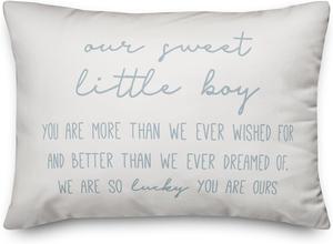 Creative Products Декоративная подушка Our Sweet Little Boy, мягкий чехол, синий Sweet Little Boy