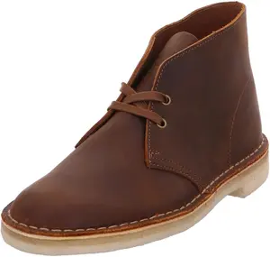 Мужские ботинки Clarks Desert Boot Chukka, черная кожа, 13 M US