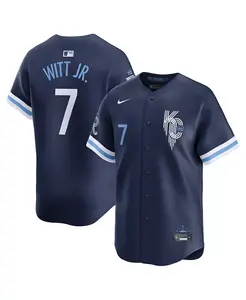 Мужская майка Bobby Witt Jr. Navy Kansas City Royals City Connect Limited Nike