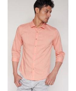 Рубашка ZERO от TORNADO MART из шамбре и поплина с рукавами 3/4