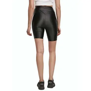 Леггинсы Urban Classics Metallic Cycle Short 2 units, черный