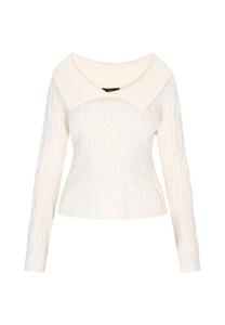 Свитер faina, белый