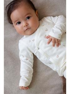 Noppies Футболка с длинными рукавами Nour с анималистическим рисунком, цвет кремовый