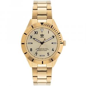 Золотые часы из нержавеющей стали Adidas