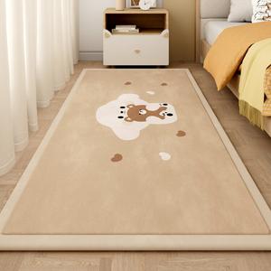 Budis Ковер 200х250 см из флока для детской комнаты, антискользящий, мягкий, для игр и ползания