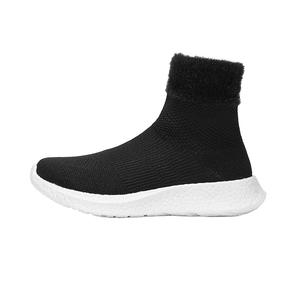 KYMOOU Амортизирующие и дышащие женские высокие кеды на шнуровке черные, цвет Black