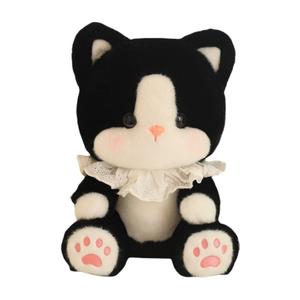 Плюшевая кукла Cute Cat Treasure Dolls высотой 30 см Small bubble, черный