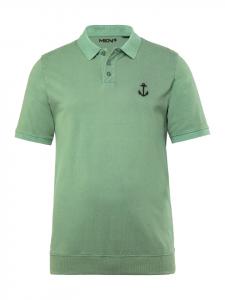 Футболка поло Men Plus, бирюзовый