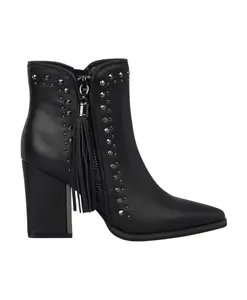 Ботильоны на каблуке с кисточками Alma En Pena, черный