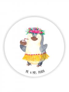 Mr. & Mrs. Panda Магнит на холодильник с изображением белого пингвина и кокоса, без надписи