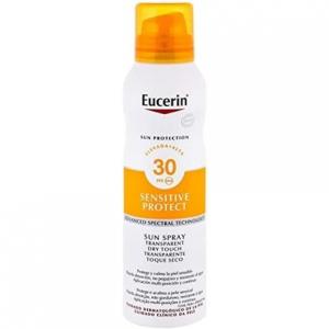 Спрей для чувствительной защиты от солнца Прозрачный сухой сенсорный Spf30 200 мл, Eucerin