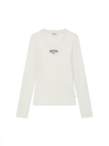 GUESS JEANS Лонгслив в кремовом цвете